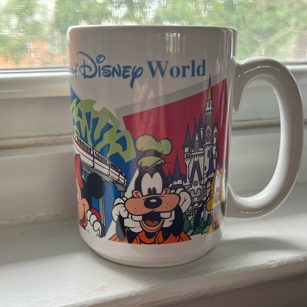 Disney White Ceramic Mug with Iconic Characters